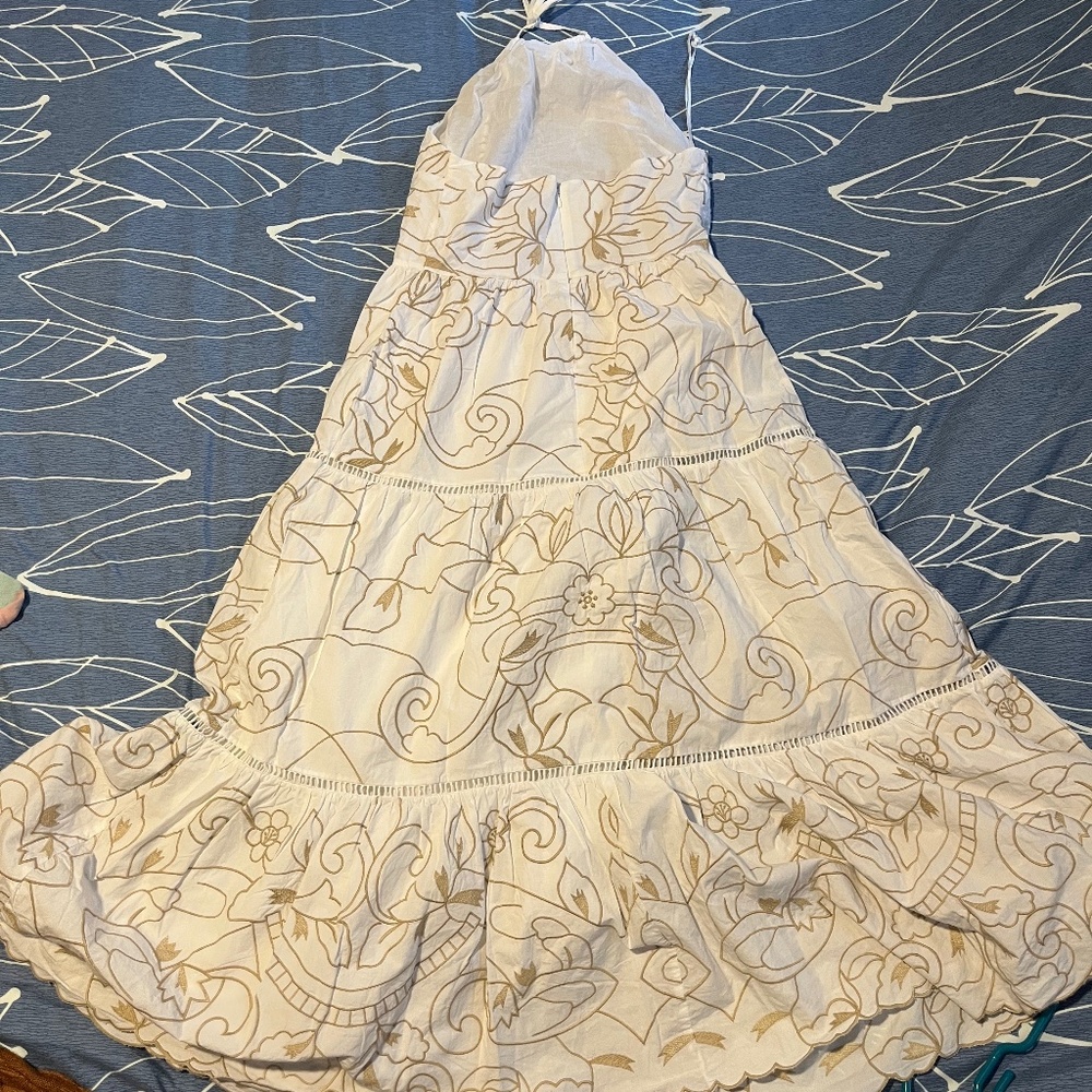White flower dress